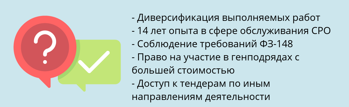 Почему нужно обратиться к нам? Фрязино Оформить расширение видов работ СРО